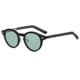 Retro Round Simple UV400 Outdoor Vacation Sunglasses