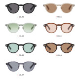 Retro Round Simple UV400 Outdoor Vacation Sunglasses