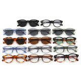 Retro Round Simple UV400 Decorative Sunglasses