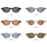 Retro Oval Simple UV400 Decorative Sunglasses