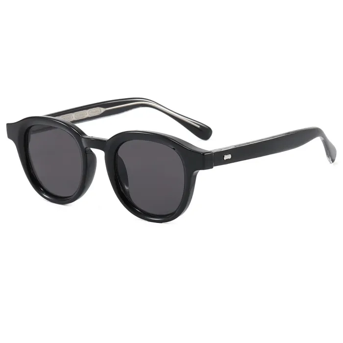 Retro Round Simple UV400 Decorative Sunglasses