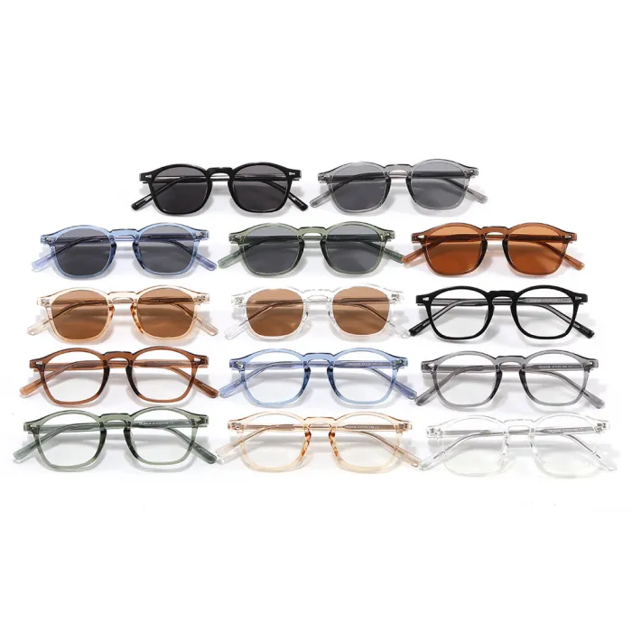 Retro Square Simple UV400 Decorative Sunglasses