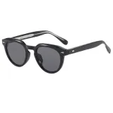 Retro Round Simple UV400 Outdoor Vacation Sunglasses