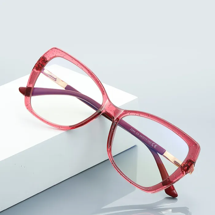 Women Cat Eye Blue Light Blocking Computer Glasses