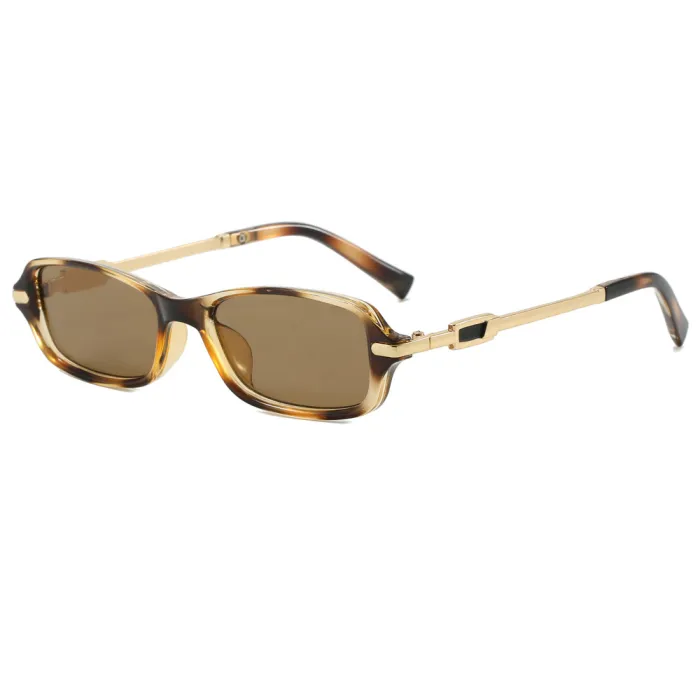 Retro Rectangle Outdoor Photo Decorative Sunglasses