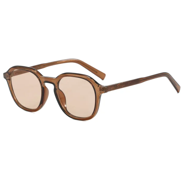 Retro Square Simple UV400 Decorative Sunglasses