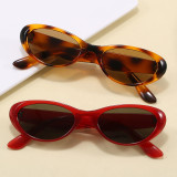 Retro Small Oval Cat Eye UV400 Outdoor Vacation Sunglasses