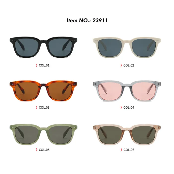 Retro Square Simple UV400 Outdoor Vacation Sunglasses