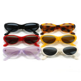 Retro Small Oval Cat Eye UV400 Outdoor Vacation Sunglasses
