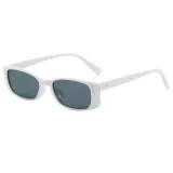 Retro Narrow Frame Rectangle Outdoor Vacation Photo Decorative Sunglasses