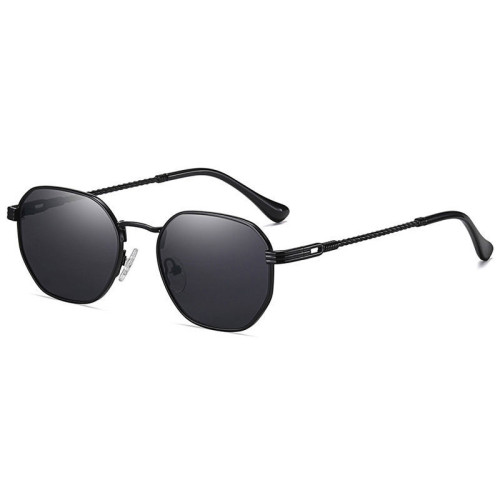 Vintage Hexagonal Steampunk Sunglasses for Men and Women