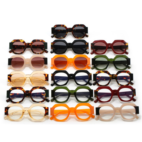 Retro Square Big Frame Outdoor Vacation Sunglasses