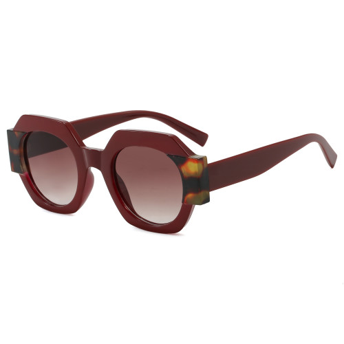 Retro Square Big Frame Outdoor Vacation Sunglasses