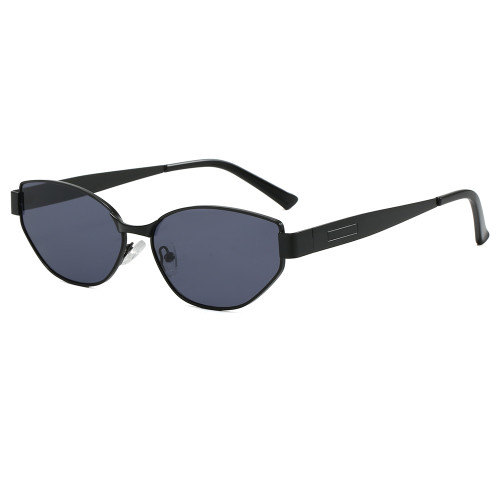 Retro Oval Cat Eye Travel Photo Decorative Sunglasses