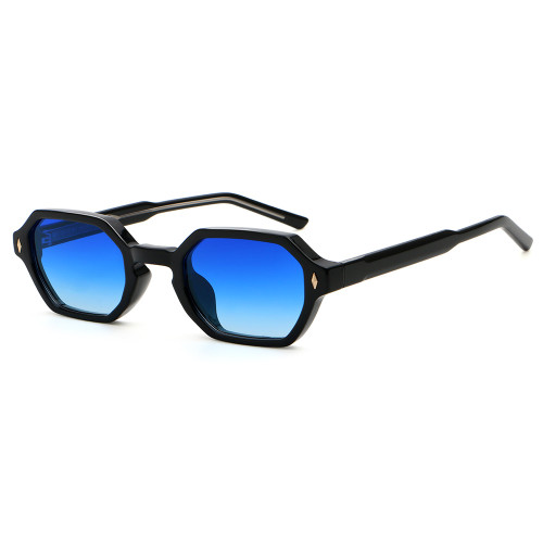 Retro Polygon Simple High Quality UV400 Outdoor Vacation Sunglasses