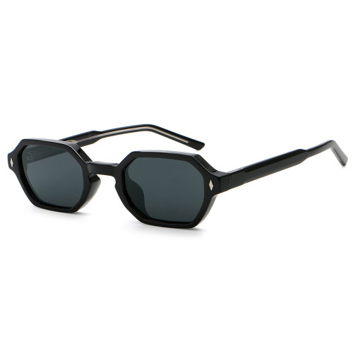 Retro Polygon Simple High Quality UV400 Outdoor Vacation Sunglasses