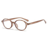 Retro Small Oval Y2K Thin Simple UV400 Decorative Sunglasses