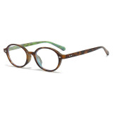 Retro Small Oval Y2K Thin Simple UV400 Decorative Sunglasses