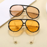 Retro Classic Square Pilot Flat Top UV400 Outdoor Vacation Sunglasses