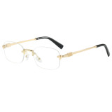 Stylish Rimless Rectangle Shades Sunglasses