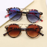 Retro Round Simple UV400 Decorative Sunglasses