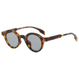 Retro Round Simple UV400 Decorative Sunglasses