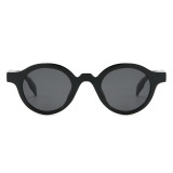 Retro Round Simple UV400 Decorative Sunglasses