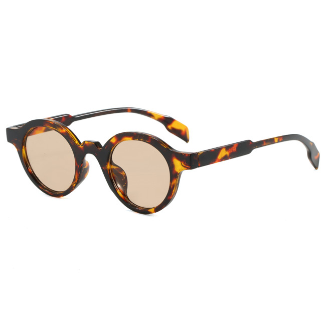 Retro Round Simple UV400 Decorative Sunglasses