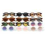 Retro Round Simple UV400 Decorative Sunglasses