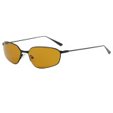 Retro Rectangle Trendy Outdoor Vacation Photo Decorative Sunglasses