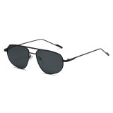 Metal Frame Sunglasses – Lightweight Double Bridge UV400 Shades in 9 Colors