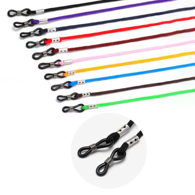 Adjustable Glasses Strap Cord – Eyewear Retainer with Rubber Loops for Sports, Outdoor & Daily Use, Fits Most Eyeglasses/Sunglasses