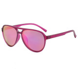 Retro Classic Square Pilot Flat Top UV400 Outdoor Vacation Sunglasses