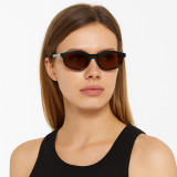 Retro Narrow Frame Rectangle Outdoor Vacation Photo Decorative Sunglasses