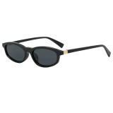 Retro Narrow Frame Rectangle Outdoor Vacation Photo Decorative Sunglasses