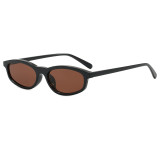 Retro Narrow Frame Rectangle Outdoor Vacation Photo Decorative Sunglasses