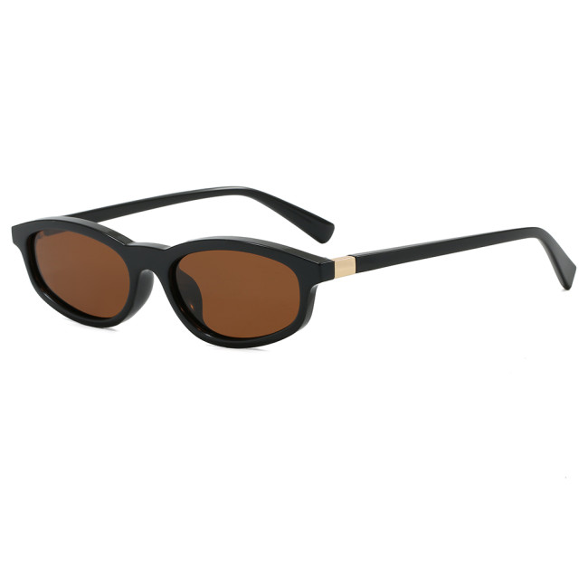 Retro Narrow Frame Rectangle Outdoor Vacation Photo Decorative Sunglasses