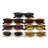 Retro Narrow Frame Rectangle Outdoor Vacation Photo Decorative Sunglasses