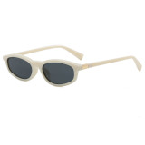 Retro Narrow Frame Rectangle Outdoor Vacation Photo Decorative Sunglasses