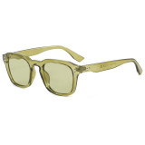 Retro Square Simple UV400 Outdoor Vacation Sunglasses