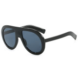 Retro Classic Oversized Pilot Flat Top UV400 Outdoor Vacation Sunglasses
