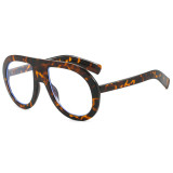 Retro Classic Oversized Pilot Flat Top UV400 Outdoor Vacation Sunglasses