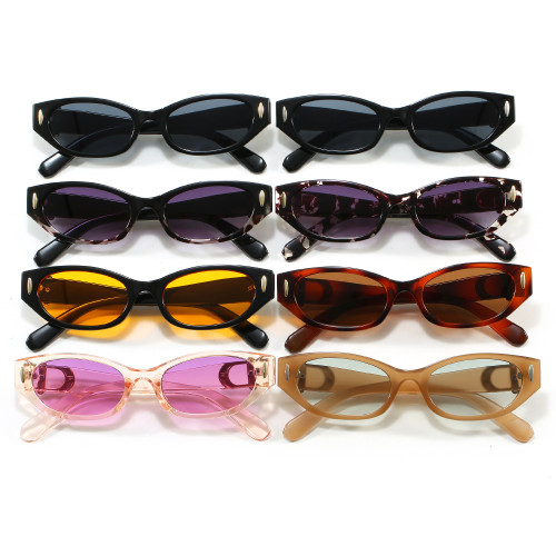 Retro Small Rectangle Simple UV400 Outdoor Vacation Sunglasses