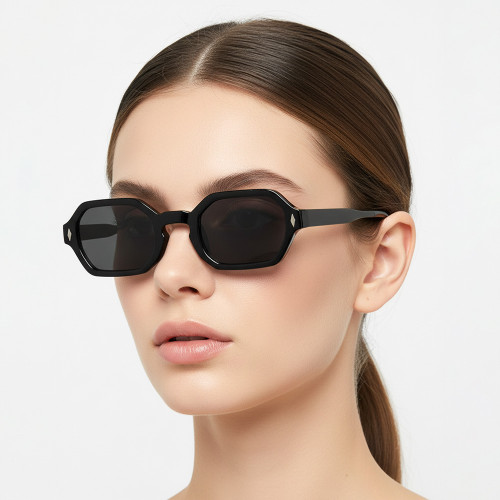 Small Frame Hexagon Sunglasses for Men & Women