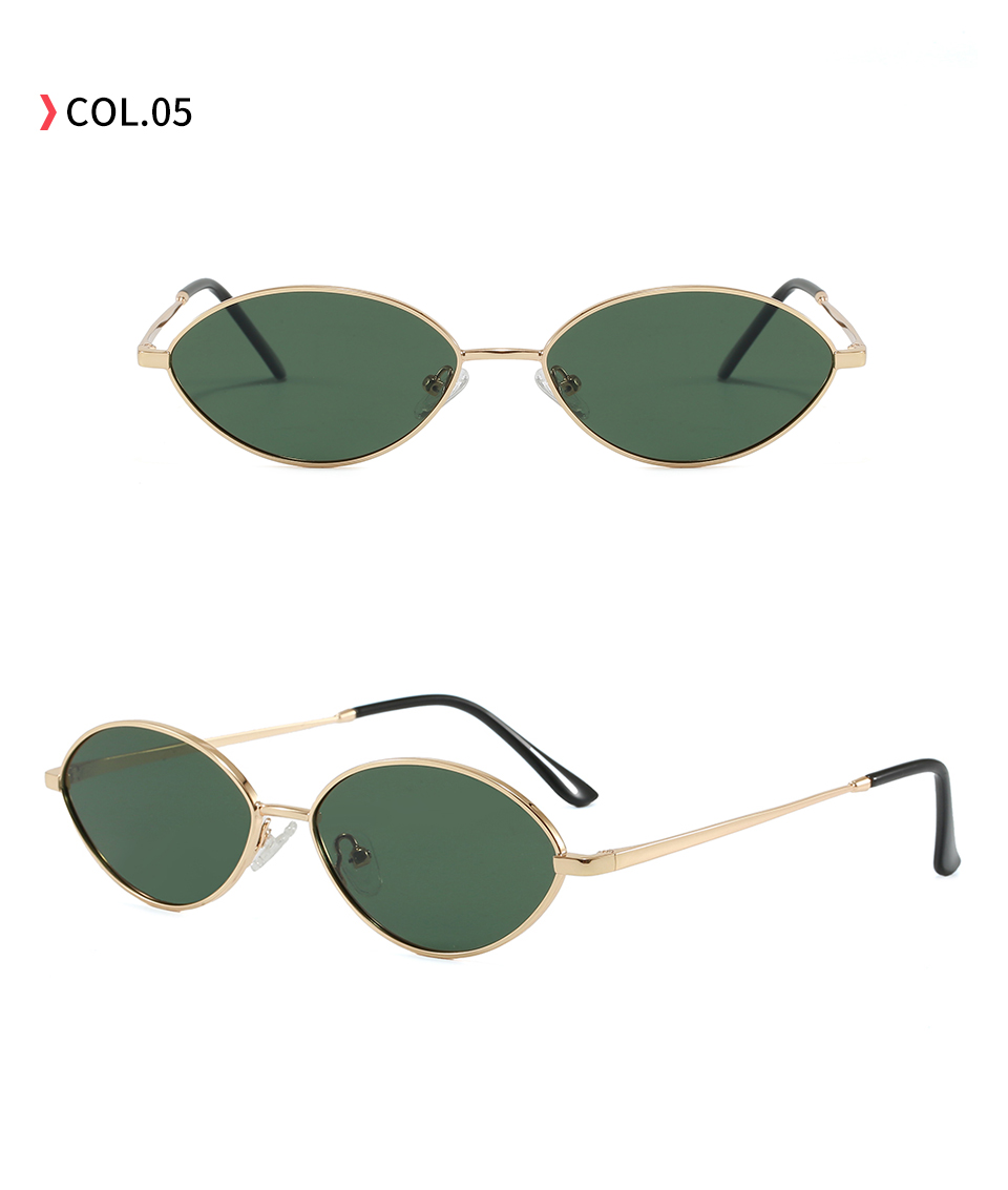 Y2K Narrow Oval Sunglasses Packaging