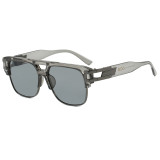 Retro Classic Square Pilot Flat Top UV400 Outdoor Vacation Sunglasses