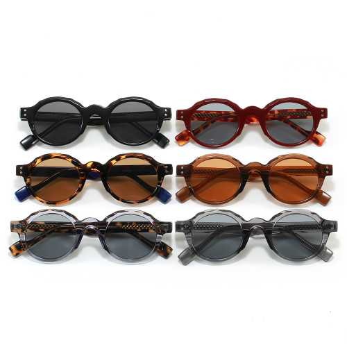 Retro Round Simple UV400 Outdoor Vacation Sunglasses