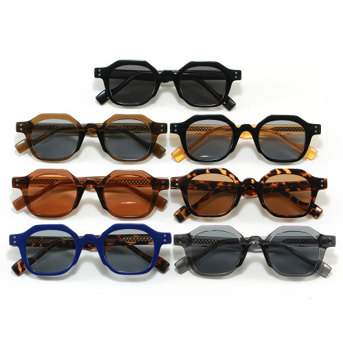 Retro Square Simple UV400 Outdoor Vacation Sunglasses