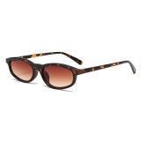 Retro Narrow Frame Rectangle Outdoor Vacation Photo Decorative Sunglasses