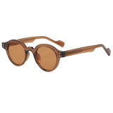 Retro Round Simple UV400 Outdoor Vacation Sunglasses